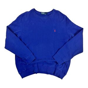 Vintage Polo Ralph Lauren Purple Sweatshirt - L (23" x 26")